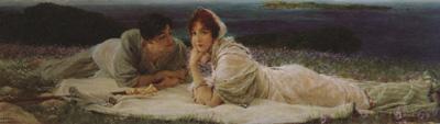 Alma-Tadema, Sir Lawrence A World of Their Own (mk24) oil painting image